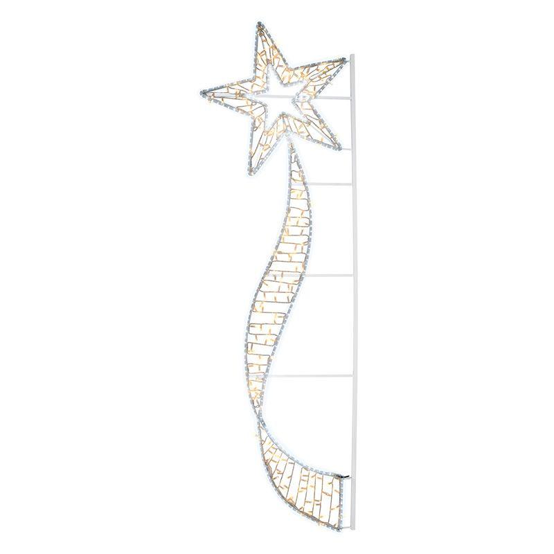 Фигура светодиодная "Хвост кометы" 75х250см 160LED тепл. бел./бел. 44Вт IP65 Neon-Night 501-536