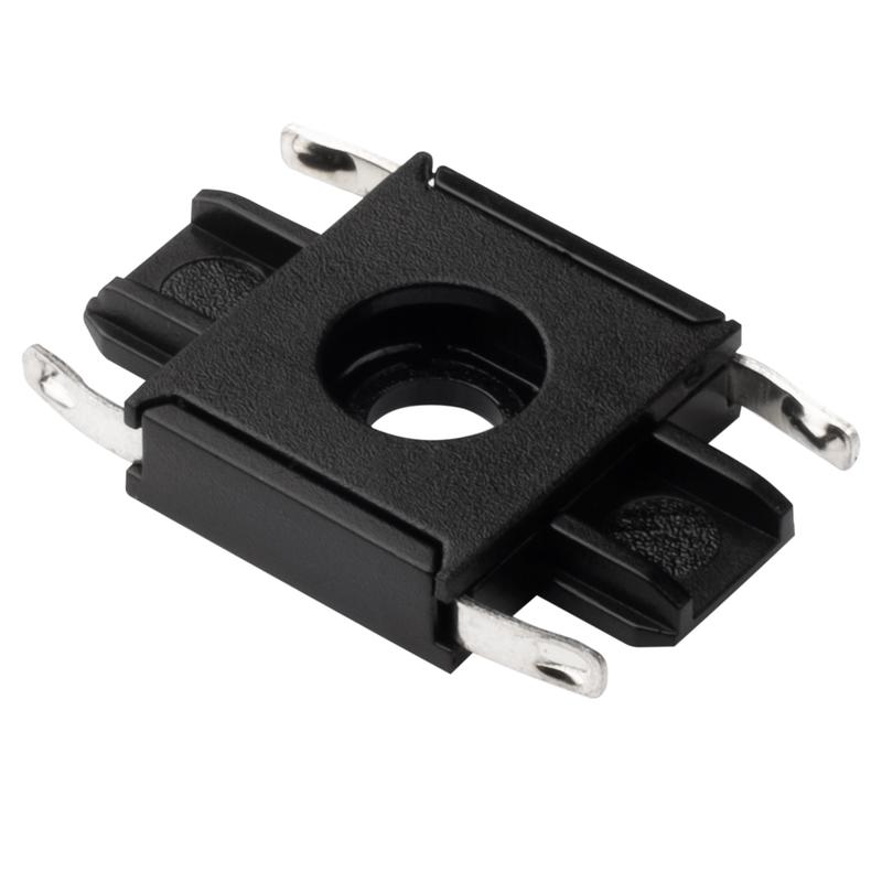 Коннектор MTR16 CI-BL I-обр. накладной шинопровод низковольтный Pro черн. JazzWay 5057272