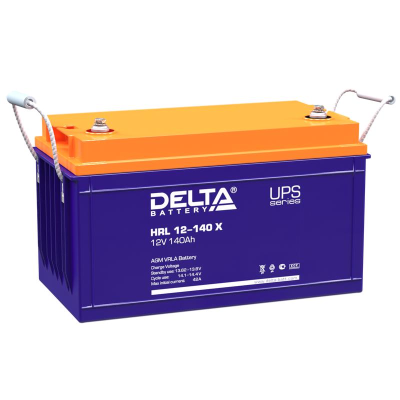 Аккумулятор профессиональный 12В 140А.ч HRL 12-140 X Delta 4614010610004