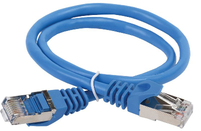 Патч-корд кат.5E FTP 1м син. ITK PC03-C5EF-1M