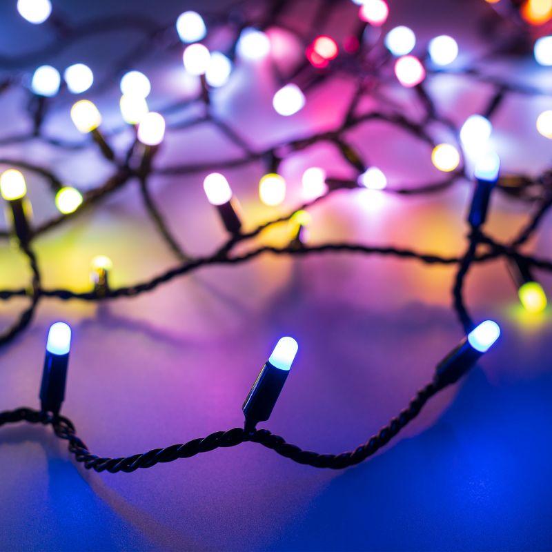 Гирлянда светодиодная ARD-STRING-CLASSIC-10000-BLACK-95LED-MILK-LIVE RGBW-DMX24V 10Вт IP65 Ardecoled 031747