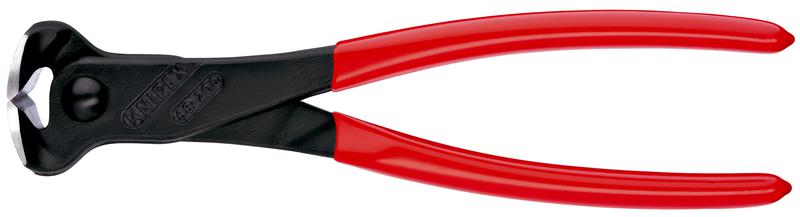 Кусачки торцевые L-200мм твердость кромок 61 HRC Knipex KN-6801200