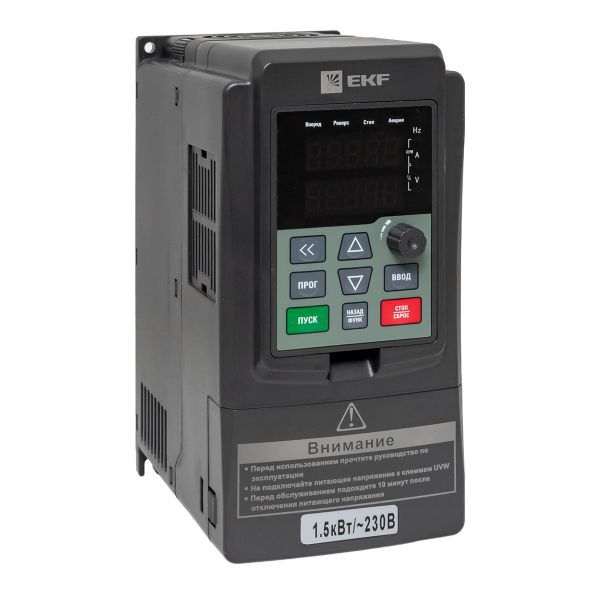 Преобразователь частоты 1.5/2.2кВт 1х230В VECTOR-100 PROxima EKF VT100-1R5-1B