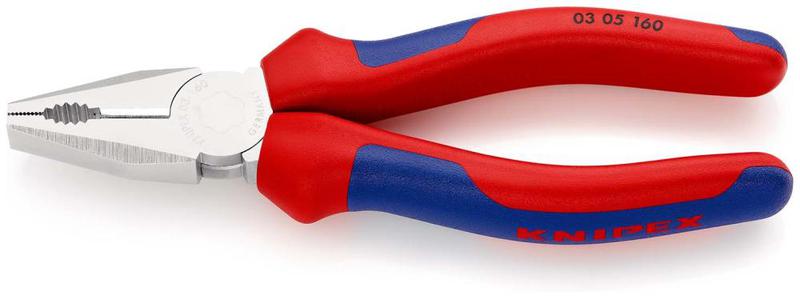 Плоскогубцы комбинированные L-160мм хром. Knipex KN-0305160