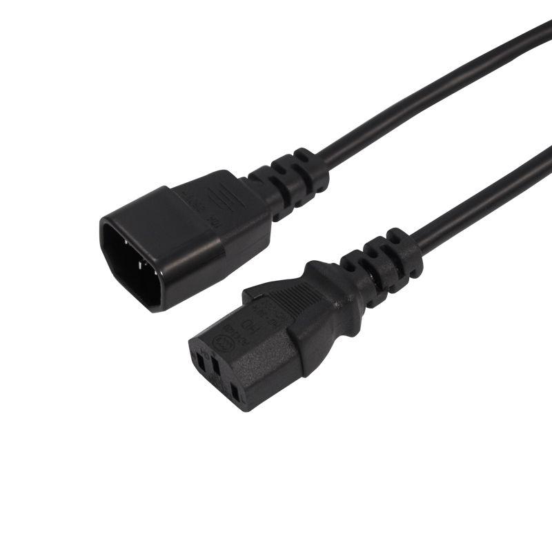 Шнур сетевой IEC 320 C13 - IEC 320 C14 3х0.75кв.мм 6А 5м Rexant 04-2725