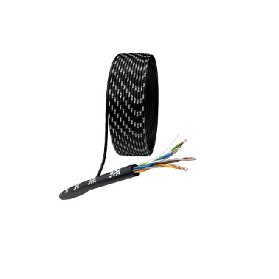 Кабель витая пара U/UTP кат.5E 4х2х24AWG solid CCA PE Outdoor Simple черн. (м) UL-4-PE-A Эра Б0044436