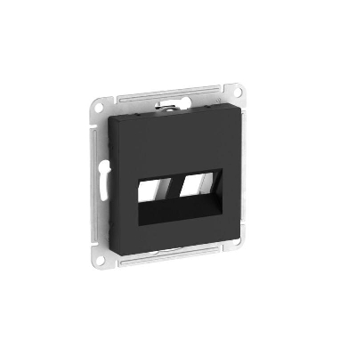 Накладка двойная AtlasDesign для информационных функций типа Keystone карбон SE ATN001090