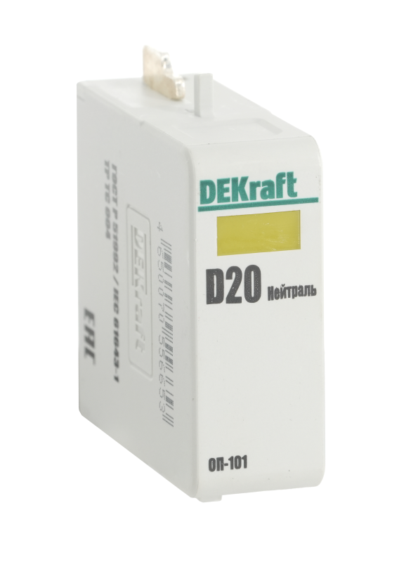 Картридж для ограничителя перенапряжений T2 T3 N 20кА 440В ВМ-101 DEKraft 18045DEK