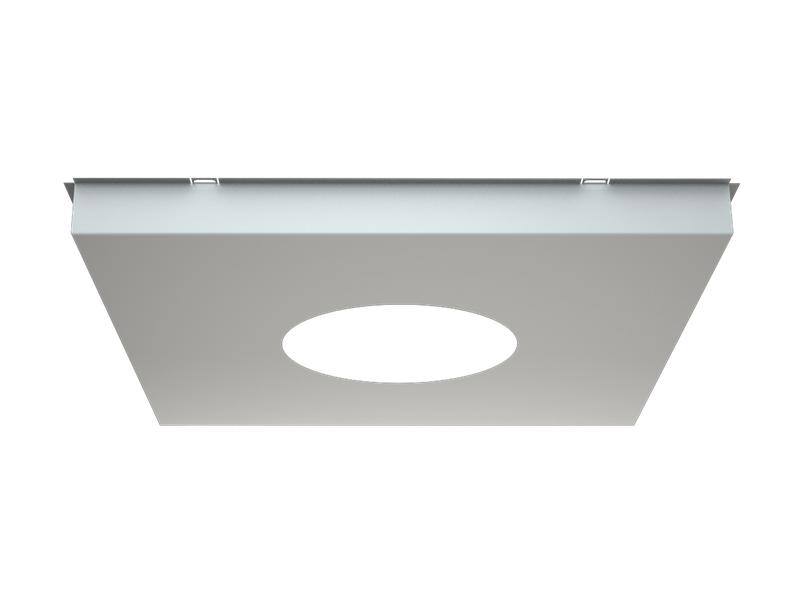 Рамка для светильника SL/DL (COLIBRI) 190х190хd125 (100х100х40 lamel 10мм) silver СТ 2170000360