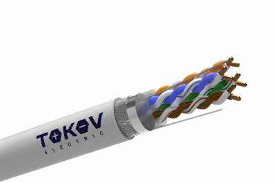 Кабель витая пара SF/UTP 4х2х24AWG(0.52мм) кат.5E PVC indoor Fluke tested 305м (м) PRO TOKOV ELECTRIC TKP-C06-SF/UTP-42-5E-305
