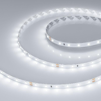 Лента светодиодная RT-A60-8mm 24V White 6000К 2835 4.8Вт/м IP20 открыт. (уп.5м) Arlight 011504(2)