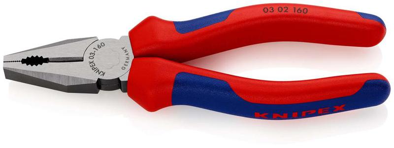 Плоскогубцы комбинированные L-160мм Knipex KN-0302160SB