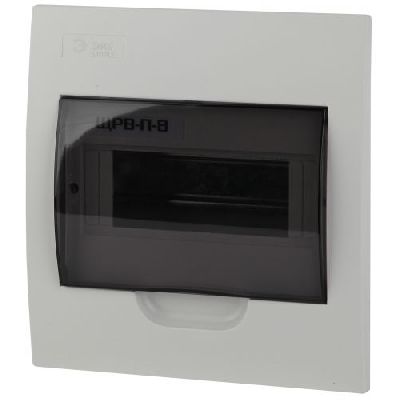 Бокс встраиваемый ЩРВ-П-8 8мод. IP41 пластик SIMPLE NO-box_simple-plastic_8_flush BOXF08 Эра Б0041511