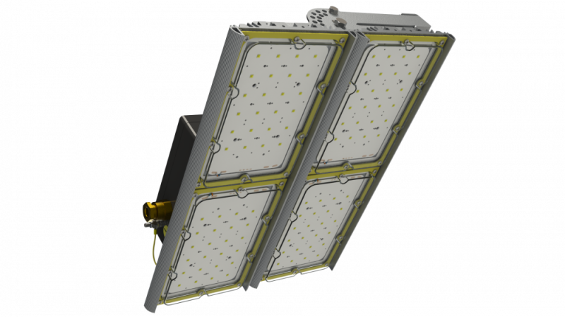 Комплект светильников светодиодных двойн. Unit Ex 150/15000 Ш 300Вт 3000К IP66 30000лм 0.98PF 70Ra Кп<1 лира (уп.2шт) Diora DUEx150Sh-3K-L-2Kt