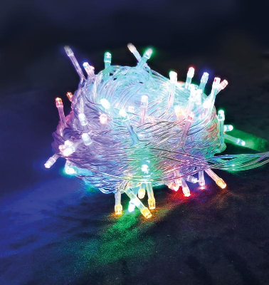 Гирлянда светодиодная 30LED прозр. провод 3м диоды RGB Космос KOC_GIRLEDBIRD_B